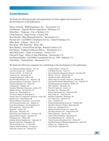 Page 67: Contributors