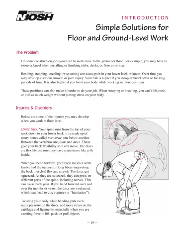 Page 21: Simple Solutions for Floor and Ground-Level Work