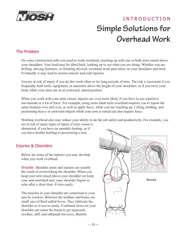 Page 35: Simple Solutions for Overhead Work