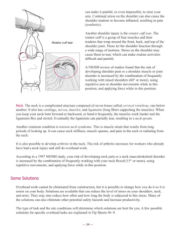 Page 36: Neck. The neck is a complicated structure composed of seven bones called cervical…