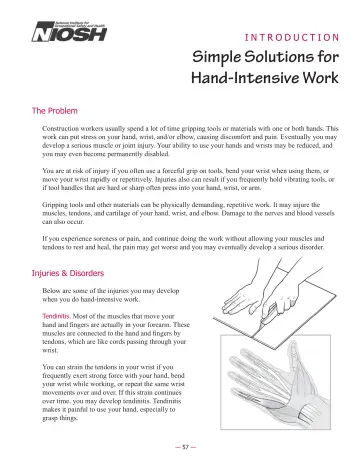 Page 59: Simple Solutions for Hand-Intensive Work