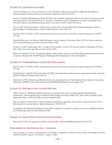 Page 87: Tip Sheet #10. Lightweight Concrete Block
