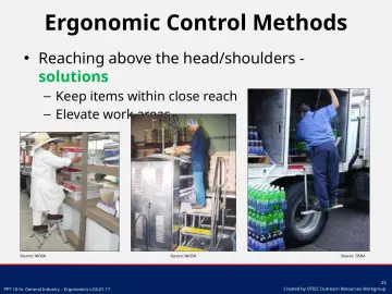 Slide 23: Ergonomic Control Methods
