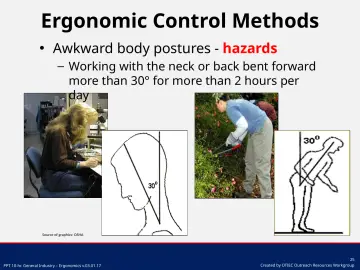 Slide 25: Ergonomic Control Methods