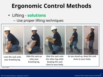 Slide 45: Ergonomic Control Methods