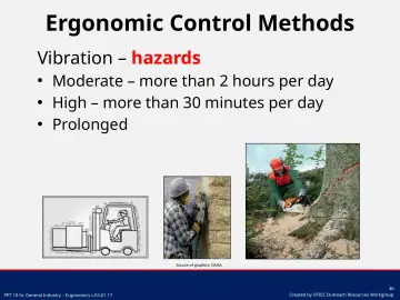Slide 46: Ergonomic Control Methods