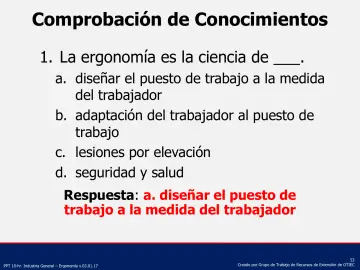 Slide 53: Comprobación de Conocimientos
