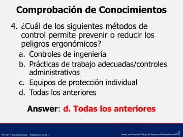 Slide 56: Comprobación de Conocimientos