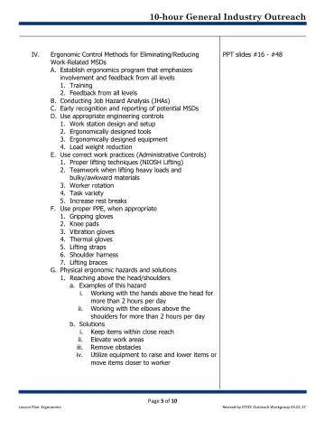 Page 5: IV.