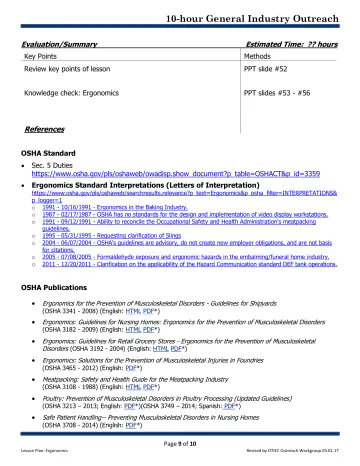 Page 9: Evaluation/Summary