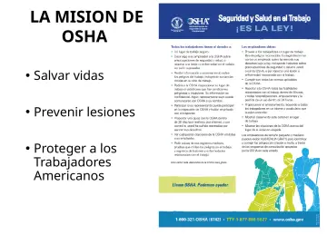 Slide 10: LA MISION DE OSHA