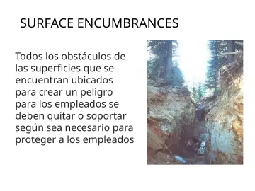 Slide 38: SURFACE ENCUMBRANCES