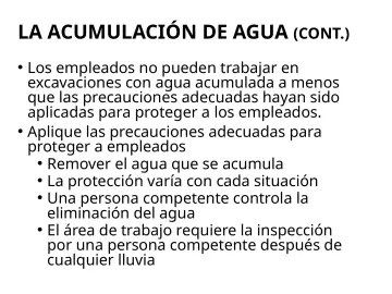Slide 56: LA ACUMULACIÓN DE AGUA (CONT.)