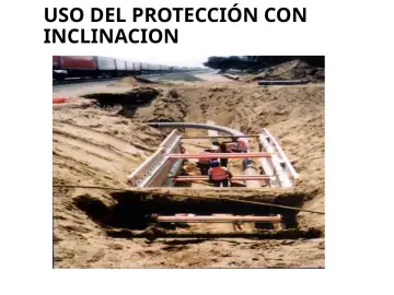 Slide 89: USO DEL PROTECCIÓN CON INCLINACION
