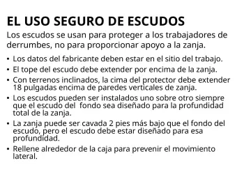 Slide 93: EL USO SEGURO DE ESCUDOS