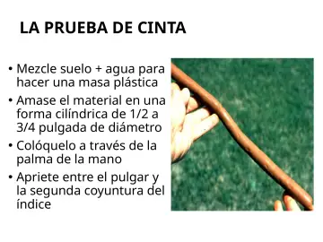 Slide 111: LA PRUEBA DE CINTA