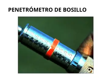 Slide 118: PENETRÓMETRO DE BOSILLO
