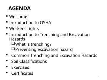 Slide 5: AGENDA