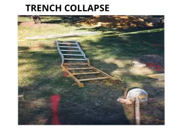 Slide 30: TRENCH COLLAPSE