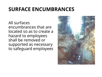 Slide 38: SURFACE ENCUMBRANCES