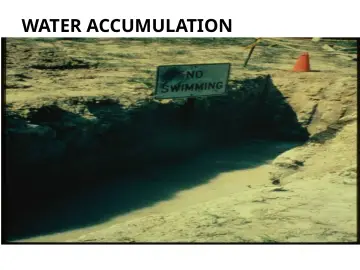 Slide 55: WATER ACCUMULATION