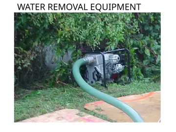 Slide 58: WATER REMOVAL EQUIPMENT