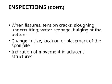 Slide 70: INSPECTIONS ( CONT.)