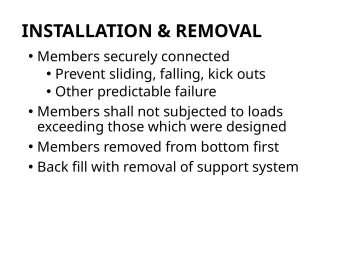 Slide 81: INSTALLATION & REMOVAL