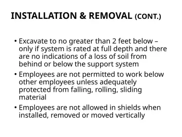 Slide 82: INSTALLATION & REMOVAL (CONT.)