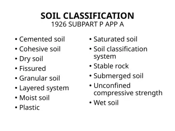 Slide 94: SOIL CLASSIFICATION