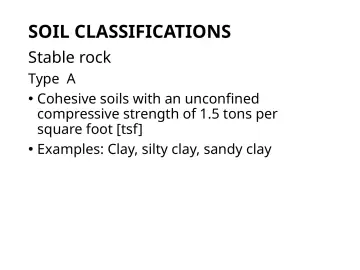 Slide 96: SOIL CLASSIFICATIONS