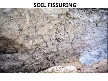 Slide 98: SOIL FISSURING