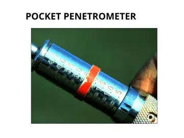 Slide 118: POCKET PENETROMETER