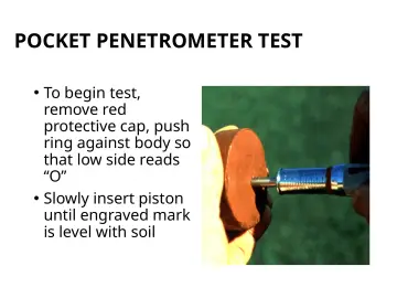 Slide 119: POCKET PENETROMETER TEST