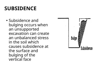 Slide 132: SUBSIDENCE