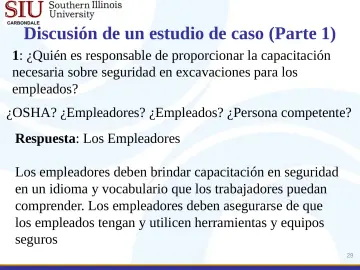 Slide 29: Discusión de un estudio de caso (Parte 1)