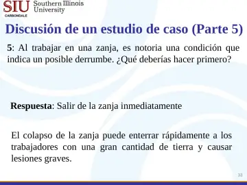 Slide 33: Discusión de un estudio de caso (Parte 5)