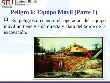 Slide 54: Peligro 6: Equipo Móvil (Parte 1)
