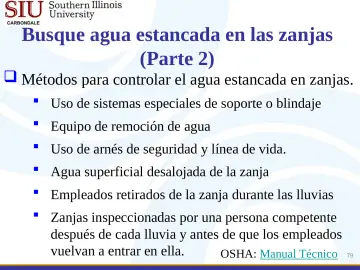 Slide 79: Busque agua estancada en las zanjas (Parte 2)