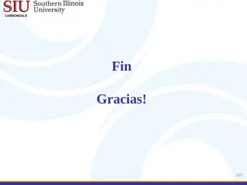 Slide 103: Fin