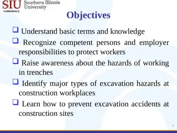 Slide 3: Objectives