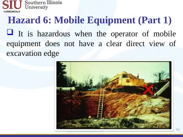 Slide 54: Hazard 6: Mobile Equipment (Part 1)