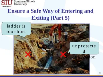 Slide 86: Ensure a Safe Way of Entering and Exiting (Part 5)