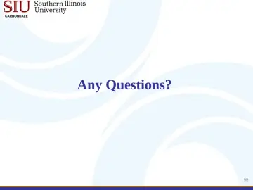 Slide 99: Any Questions?