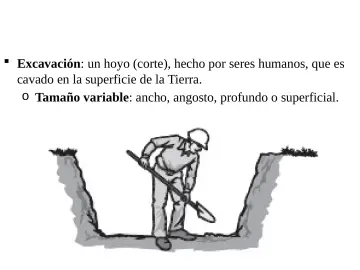 Slide 9: Excavaciones y zanjas