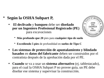 Slide 43: Responsabilidades de Ingeniero Professional
