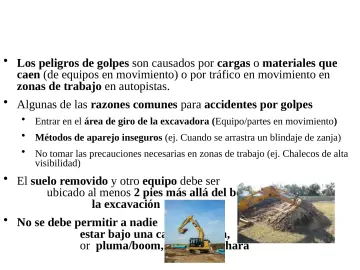 Slide 46: Peligros de Golpes