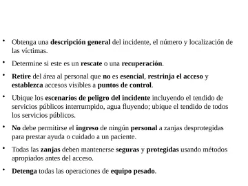 Slide 52: Operaciones de Rescate en Emergencias– cont.