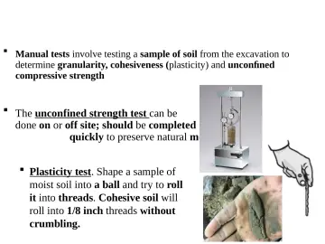 Slide 21: Soil Testing - Manual Tests