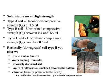 Slide 25: Soil Types Based on Strength